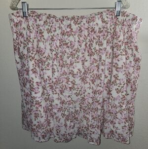 Floral Pink Skirt